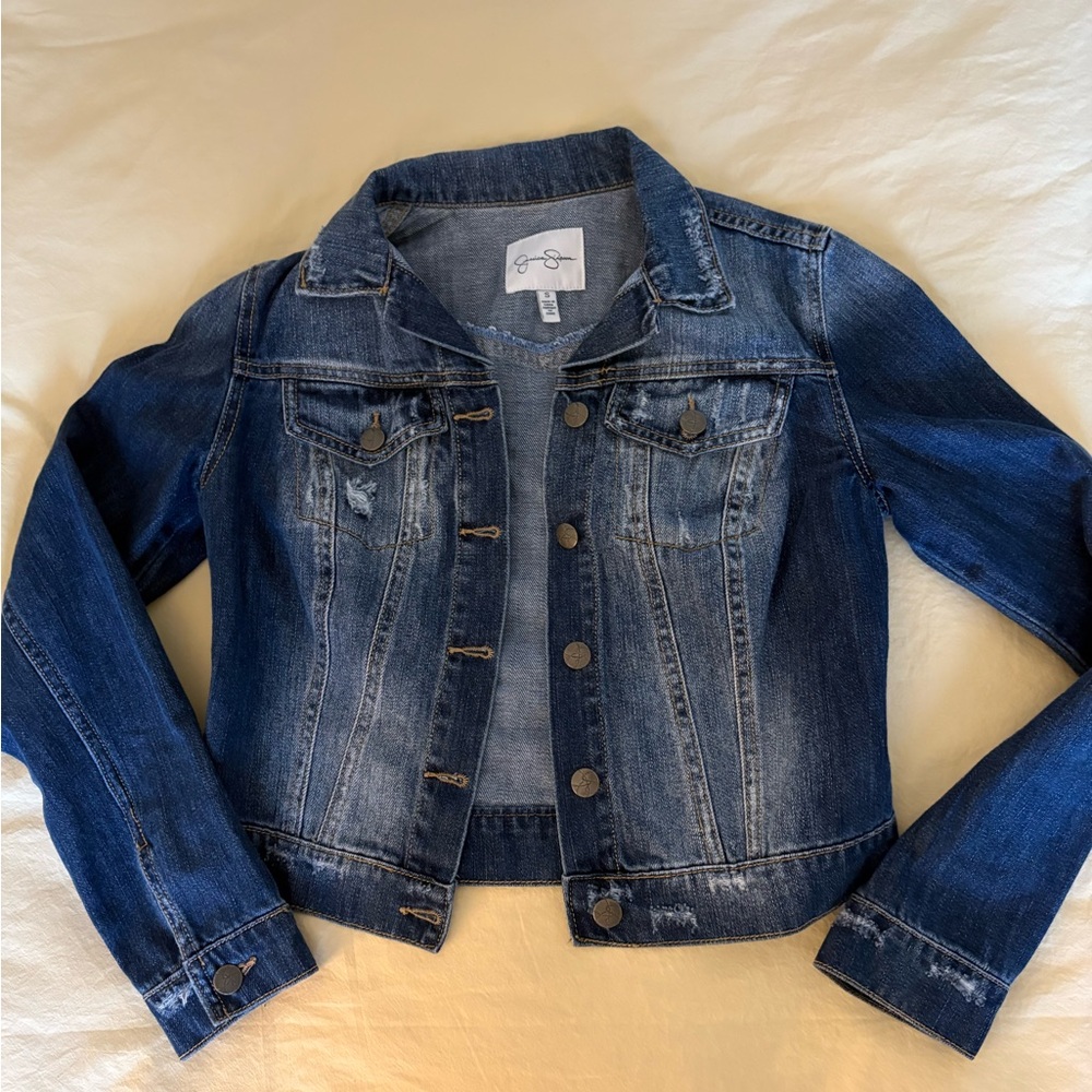 Jessica Simpson Blue Denim Jacket